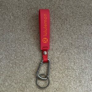 Lululemon Pink and Orange Keychain